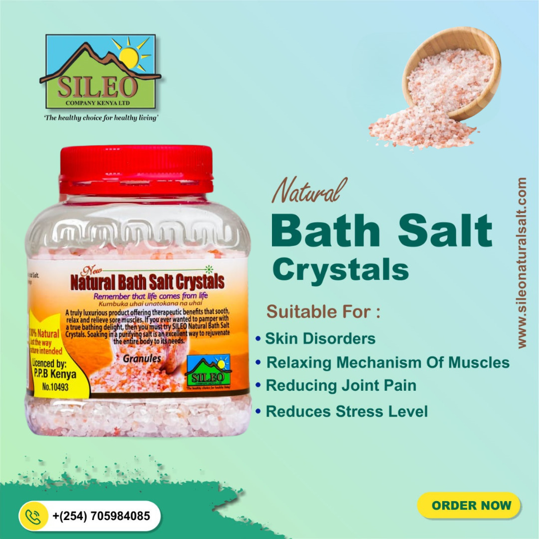 Natural Bath Salt Crystals 500 grams