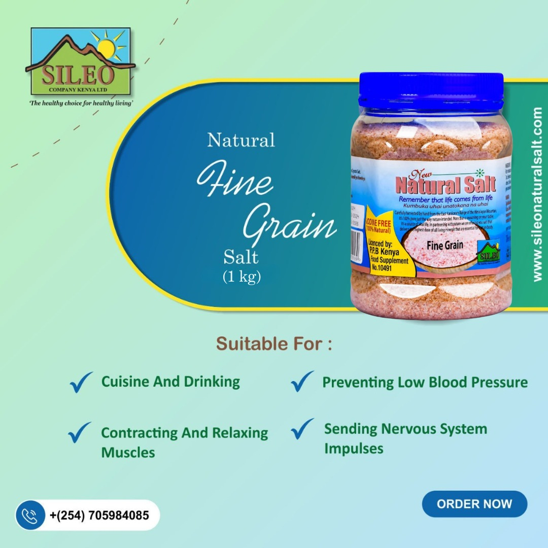 Natural Fine Grain Salt 1kg