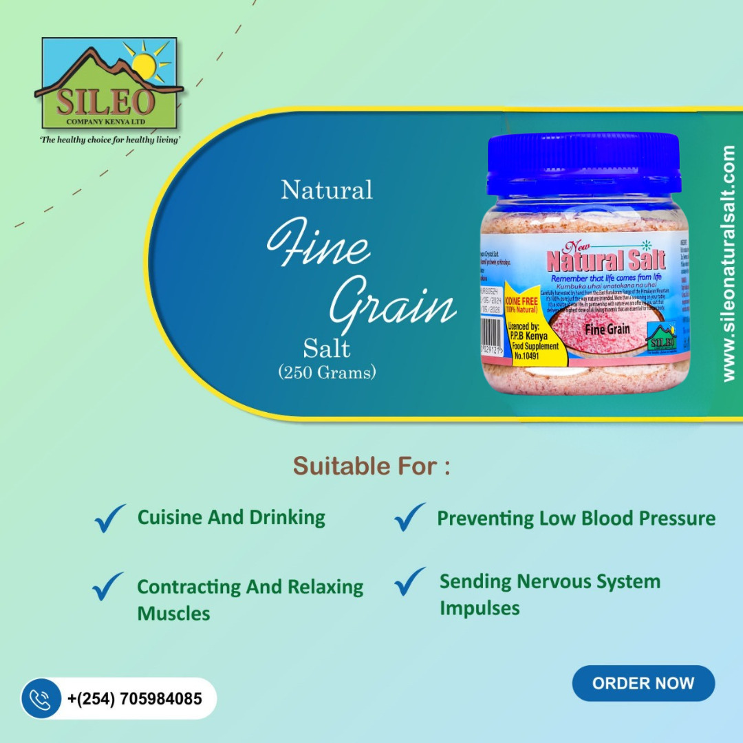 Natural Fine Grain Salt 250 grams